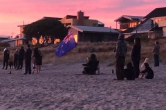 Stand at Dawn, socially distanced for ANZAC.