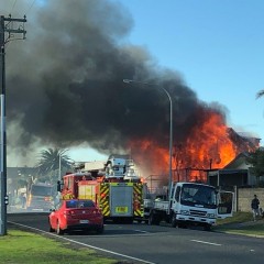 Our neighbor's house burned down and immediately there was an online way to give a little to help.