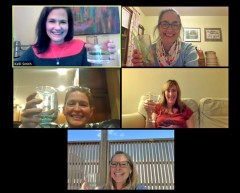 The joys of catching up with long-time friends.