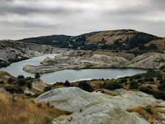 Massive amounts of wasted earth, now a recreation area