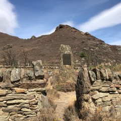 Miners graveyard - one tombstone for all