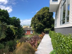 Part of the walk to our studio