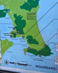 The area where we stayed - with our cottage location crudely marked