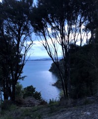 Those are our hosts down there fishing; they have built out this entire place from nothing