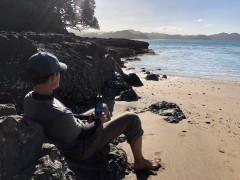 Kickin it at Whale Bay