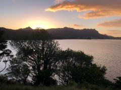Sunrise from the deck